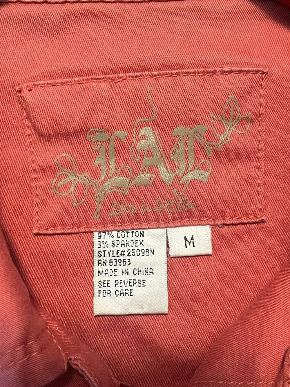 Pumpkin Spice Lightweight Jacket from Live A Little - Women’s Medium